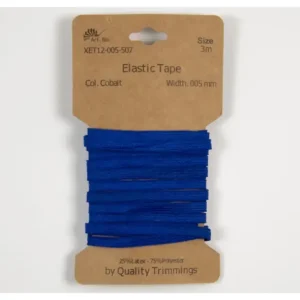 Angebot Karte 3m Elastik Gummi 5mm breit in kobalt (507)
