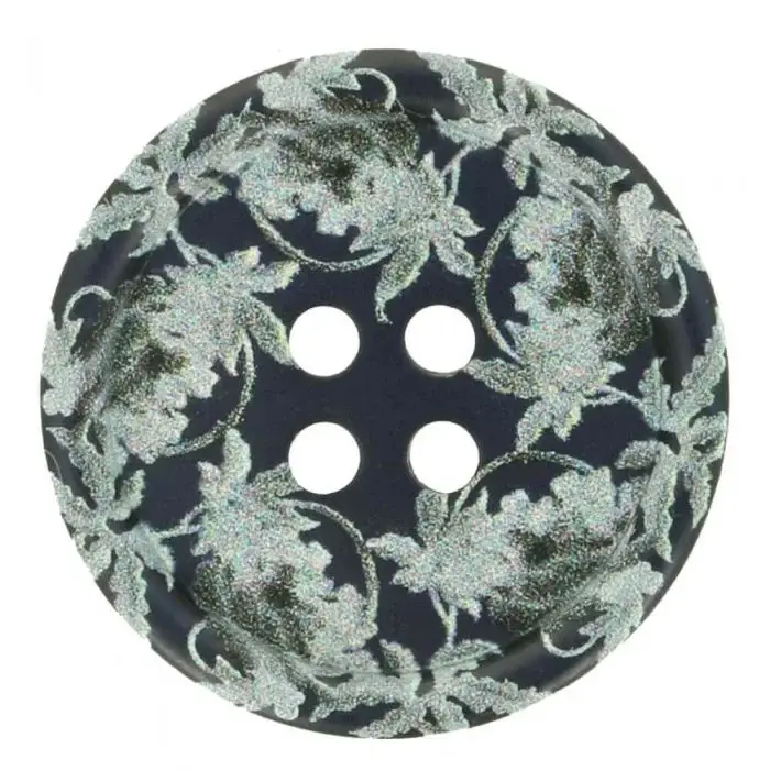 Jetzt Bestellen Knopf Blümchen 25mm dark navy