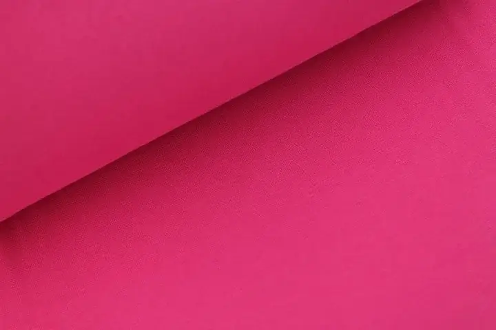 Schneller Versand Bündchenstoff uni pink (005)