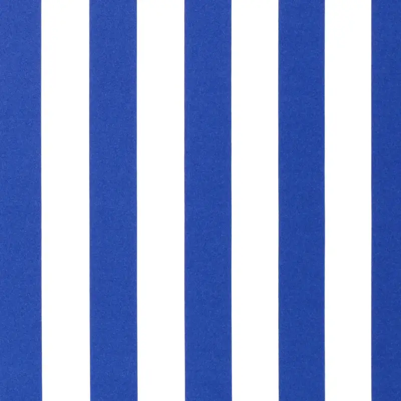Karnevalsstoff Burlington royalblau/weiß gestreift Begrenztes Angebot