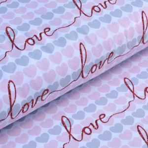 Digitaljersey Eigenproduktion "Love & Hearts" mit Herzen und Schriftzug Nur Heute