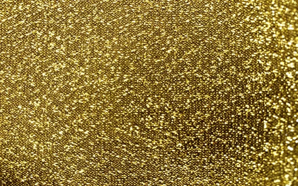 Karneval Lurexstoff Glitzer uni - ocker (3002) Begrenztes Angebot