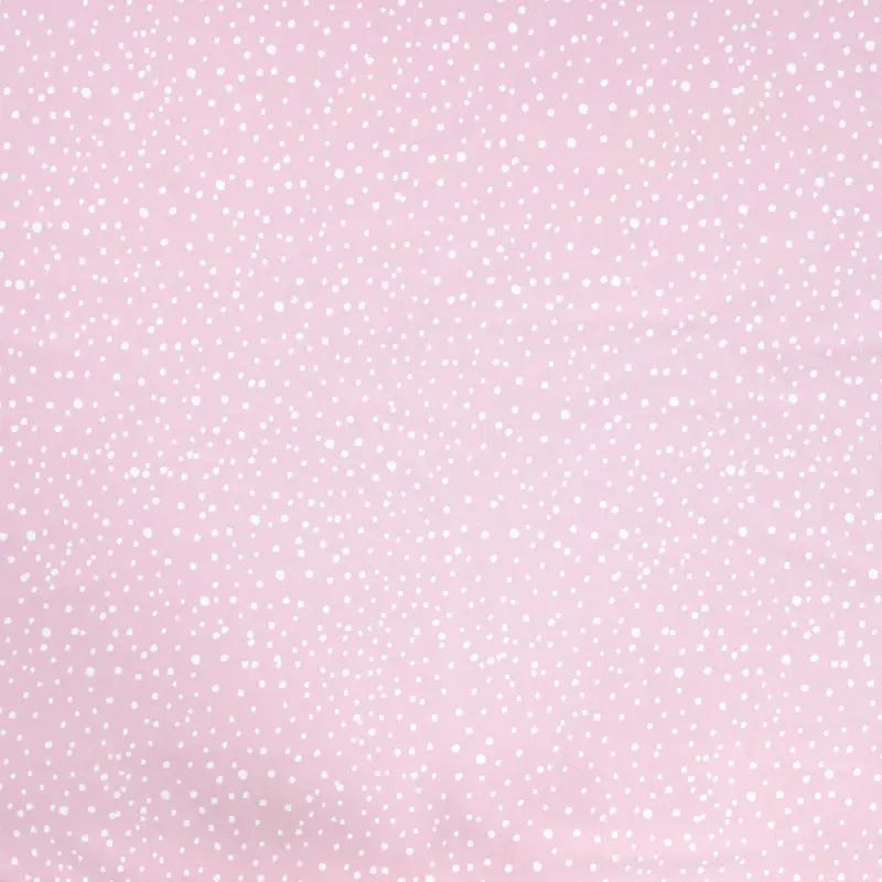 Baumwolljersey baby rose mit weißen Dots (011) Nur Für Kurze Zeit