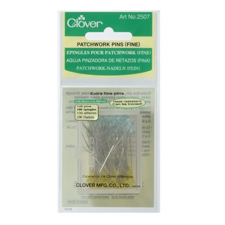 Preis Gesenkt Clover Patchworkstecknadeln ST silber fein