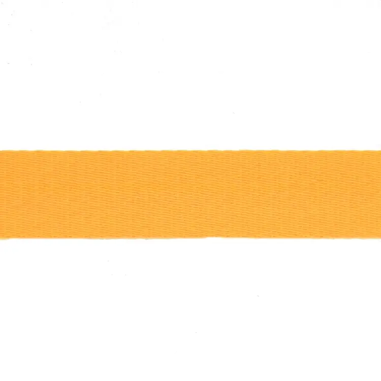 Baumwoll-Gurtband uni gelb 38 mm Neue Kollektion