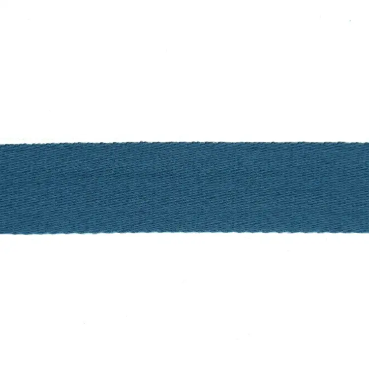 Top-Angebot Baumwoll-Gurtband uni jeansblau 38 mm