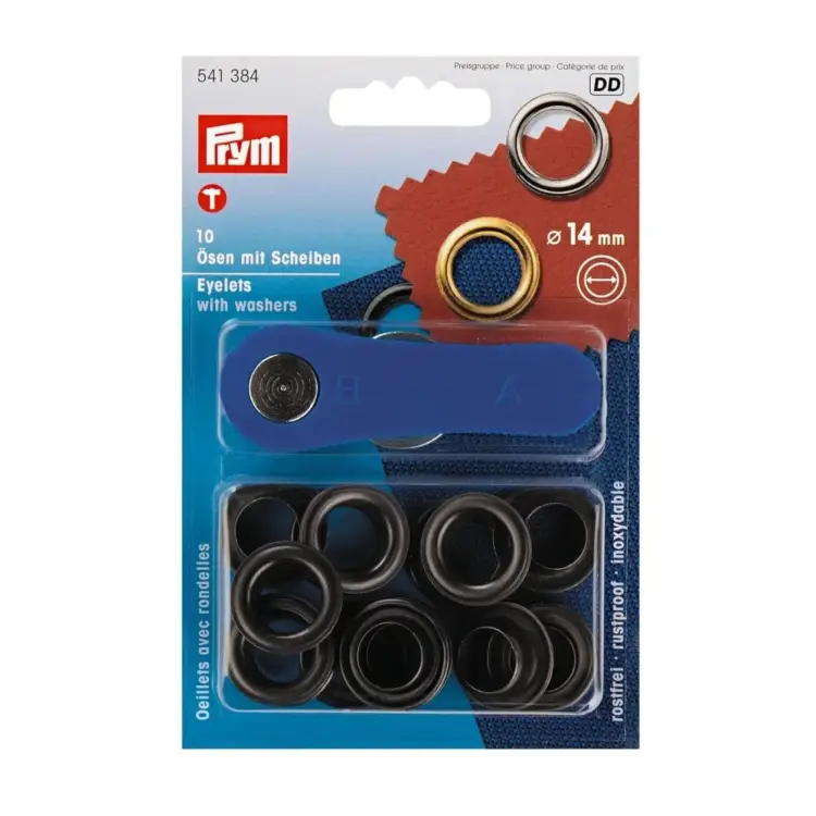 Ösen und Scheiben MS 14,0 mm brüniert Preis Gesenkt