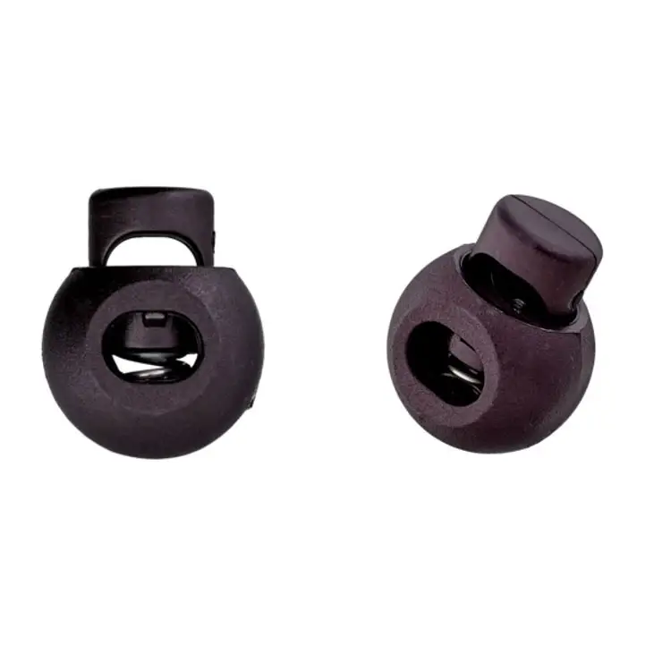 Garantierte Lieferung Kordelstopper rund, schwarz 20mm