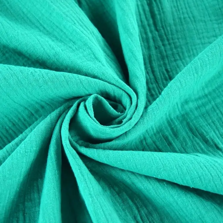 Baumwoll Musselin Double Gauze, ocean Kracherpreis