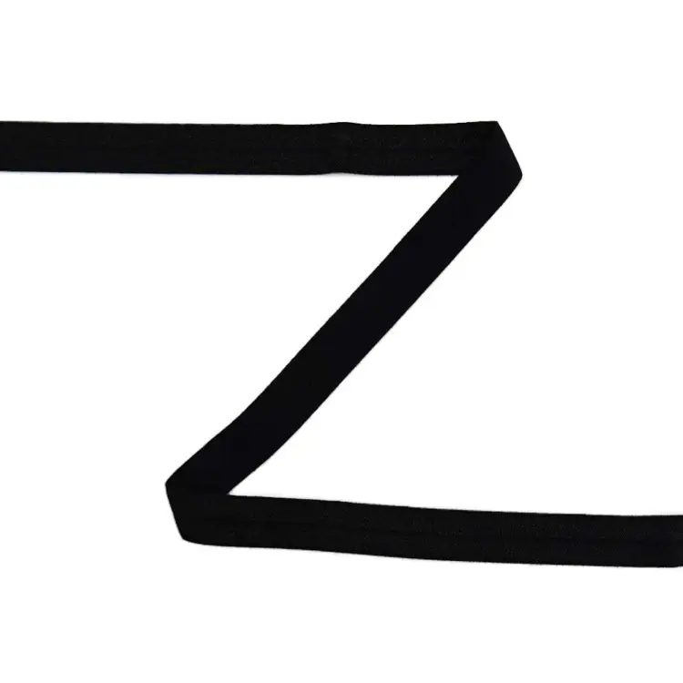 Elastisches Einfassband, schwarz 15 mm Neu