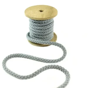 Baumwollkordel 8 mm, hellgrau Saisonangebot
