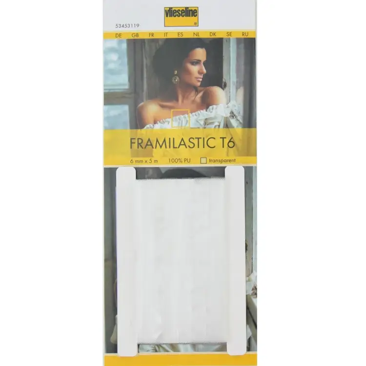 Solange Der Vorrat Reicht Vlieseline Framilastic, Framilon 6mm x 5m