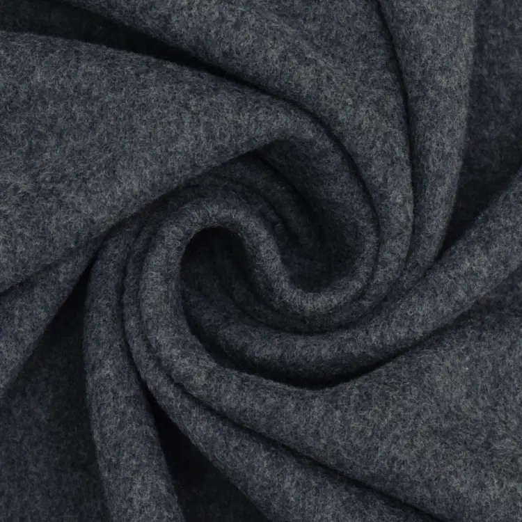 Rabatt Organic Baumwollfleece, anthrazit