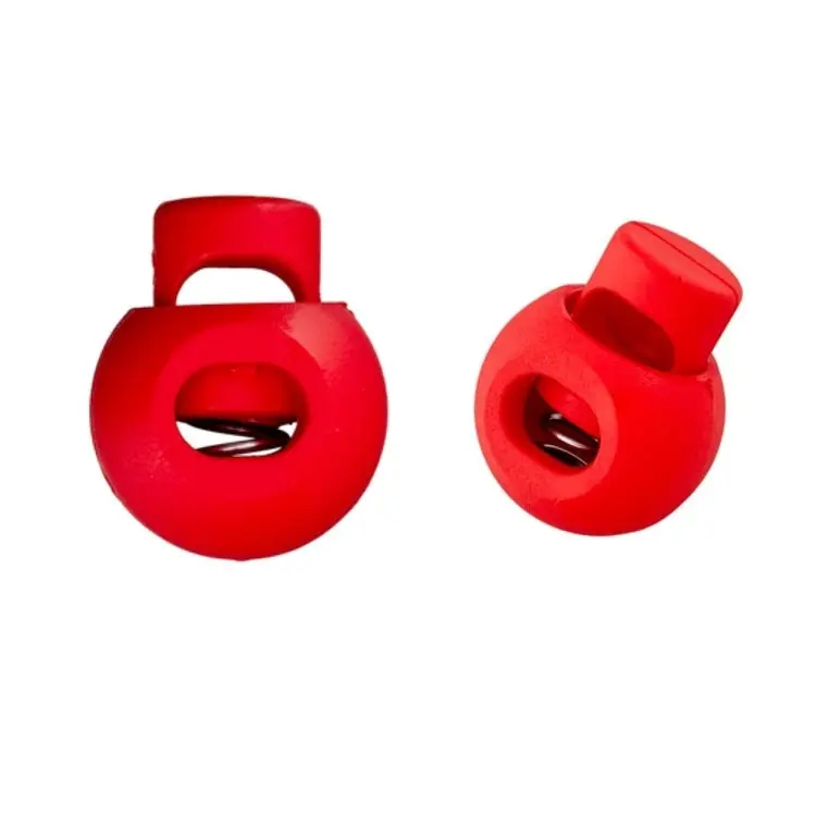 Ausverkauf Kordelstopper rund, rot 20 mm