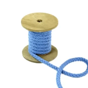 Baumwollkordel 8 mm, jeansblau Knallerangebot