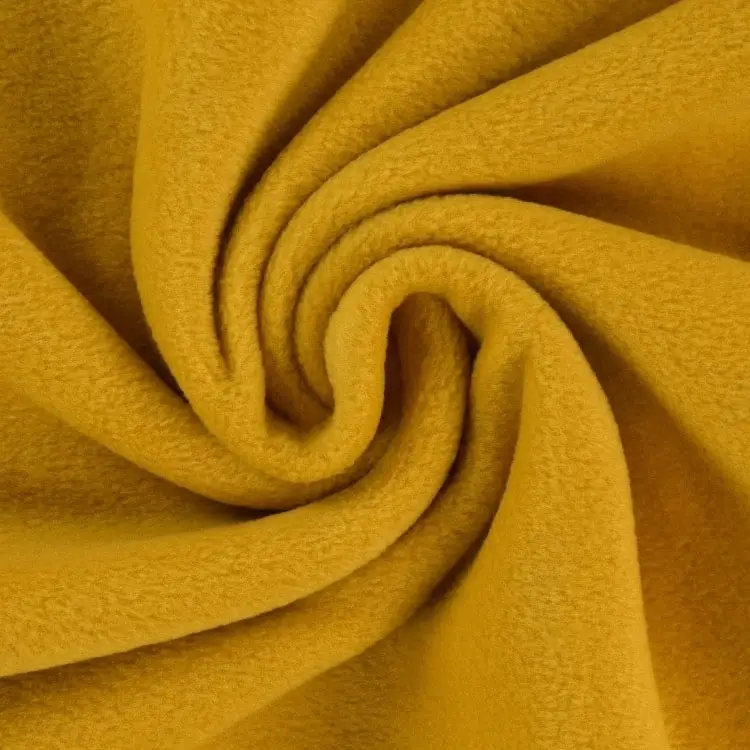 Garantierte Lieferung Fleece Antipilling, senfgelb