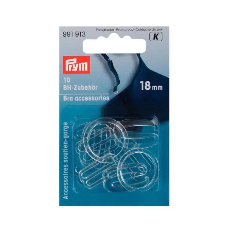 Sichere Zahlung Prym BH-Zubehör 18 mm, transparent