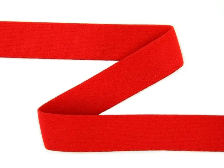 Elastikband Colour Line, rot Zertifiziert