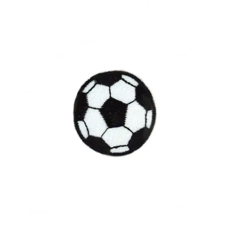 Applikation Fußball klein 3,6 cm Schnäppchen