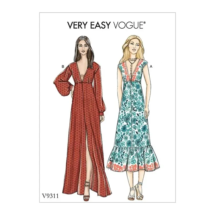 Letzte Chance Schnittmuster Vogue 9311 Kleid