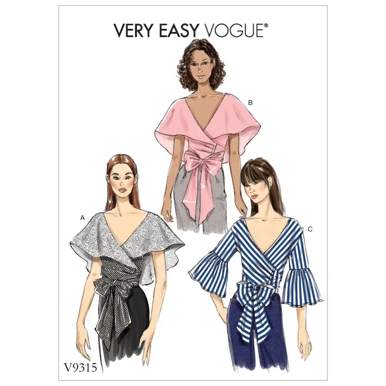 Schnittmuster Vogue 9315 Bluse Beliebt