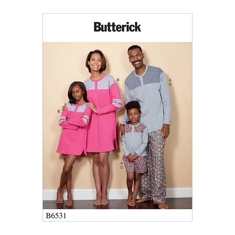 Sonderangebot Schnittmuster Butterick 6531 Nachtwäsche