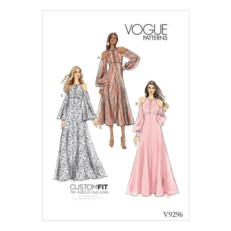 Neue Ware Schnittmuster Vogue 9296 Kleid