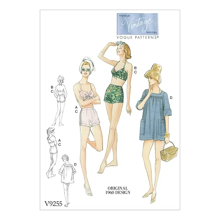 Schnittmuster Vogue 9255 Bademode Echt