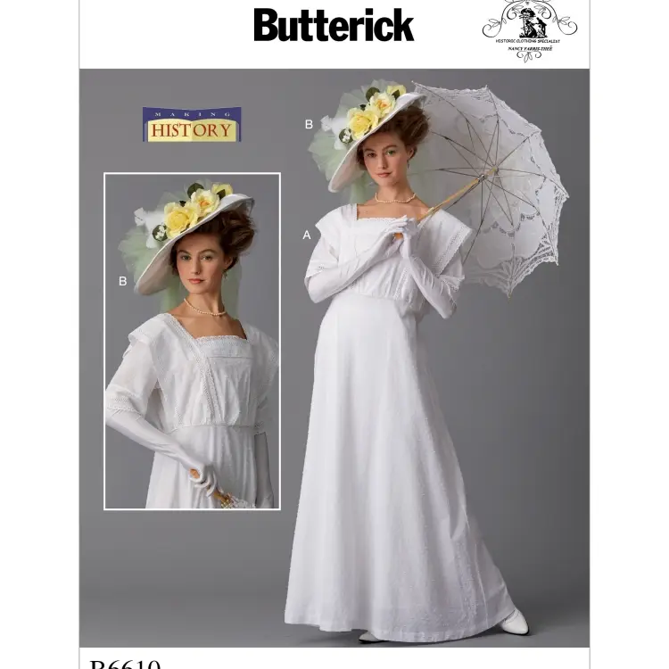 Nur Für Kurze Zeit Schnittmuster Butterick 6610 Damenkleid