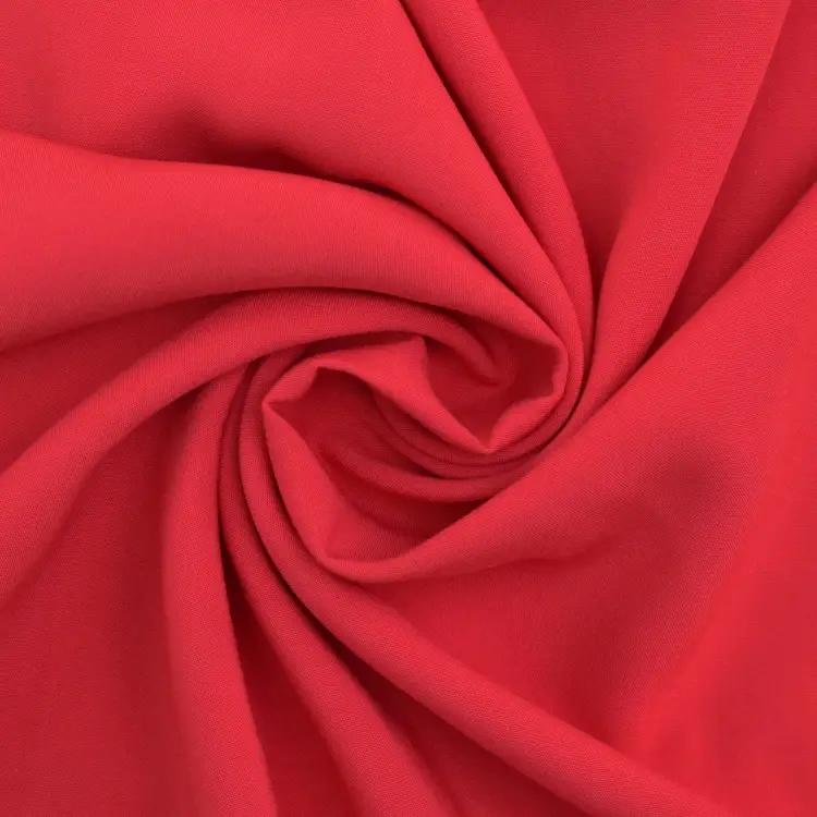 Markenprodukt Viskose Voile uni rot
