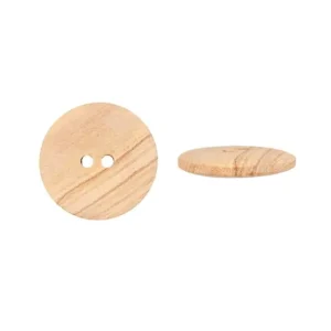 Mega-Angebot Holzknopf Standard 2-Loch, 28 mm
