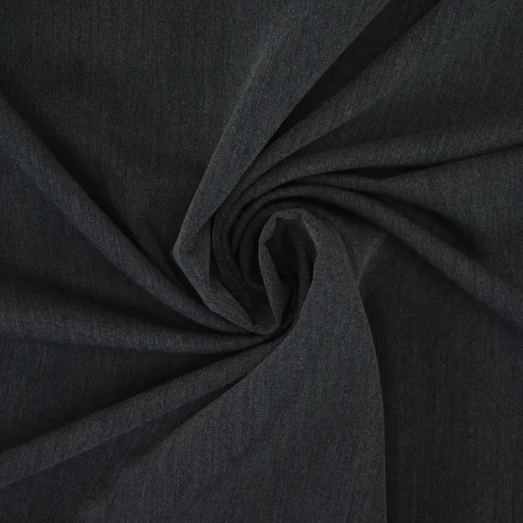 Stretch Twill, dunkelgrau meliert Neu Im Sortiment
