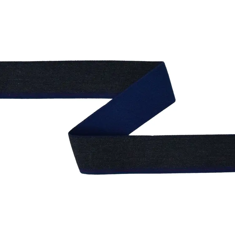 Gummiband Jeanslook Seitenstreifen, anthrazit - dunkelblau Saisonangebot