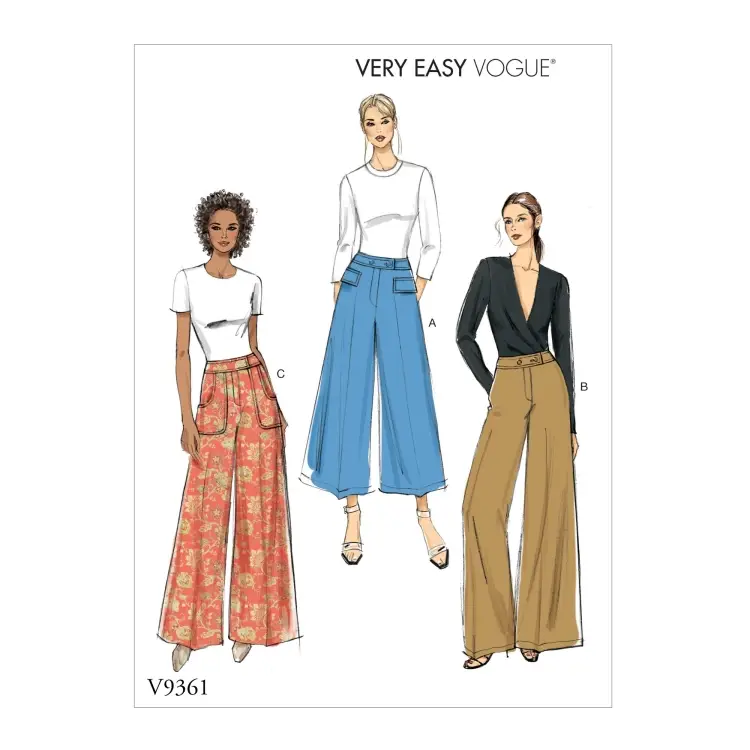 Online Kaufen Schnittmuster Vogue 9361 Hose, Gr. 40-48