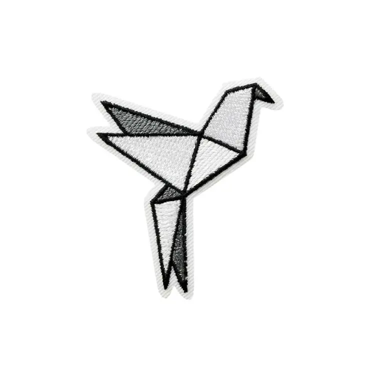 Preiswert Applikation Origami Vogel