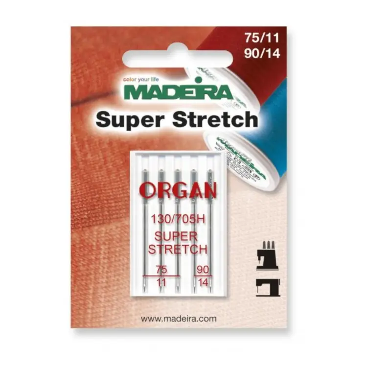 Heißes Angebot Madeira Nähmaschinennadeln Super Stretch
