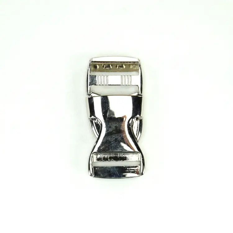 Geprüft Metallschliesse / Steckschnalle 25 mm, silber