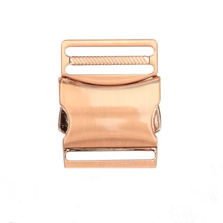 Metallschliesse / Steckschnalle 40 mm, rosegold Markenware