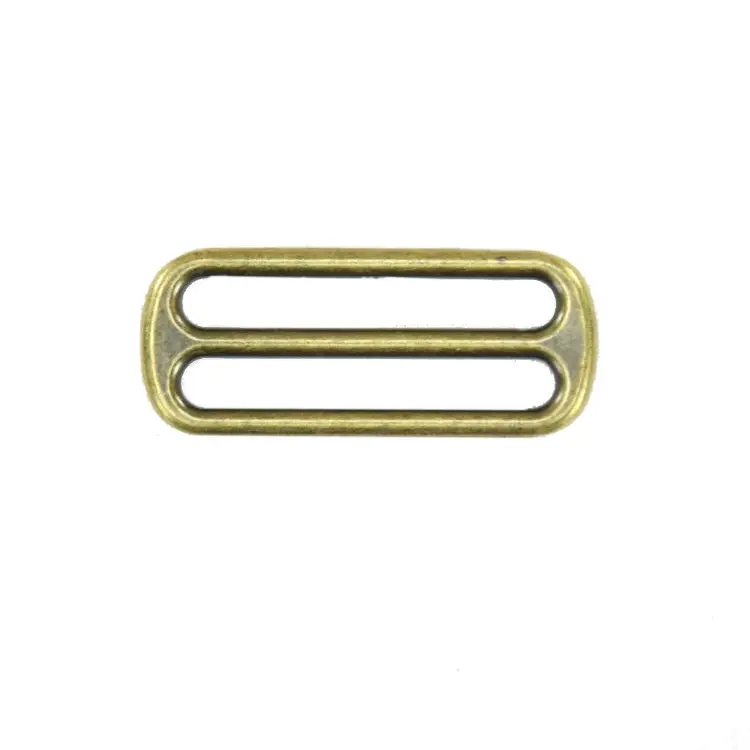 Top-Angebot Leiterschnalle, Gurtversteller Metall 40 mm, altmessing gebürstet