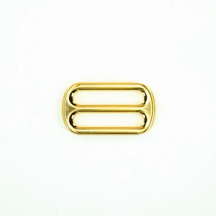 Markenware Leiterschnalle, Gurtversteller Metall 25 mm, gold