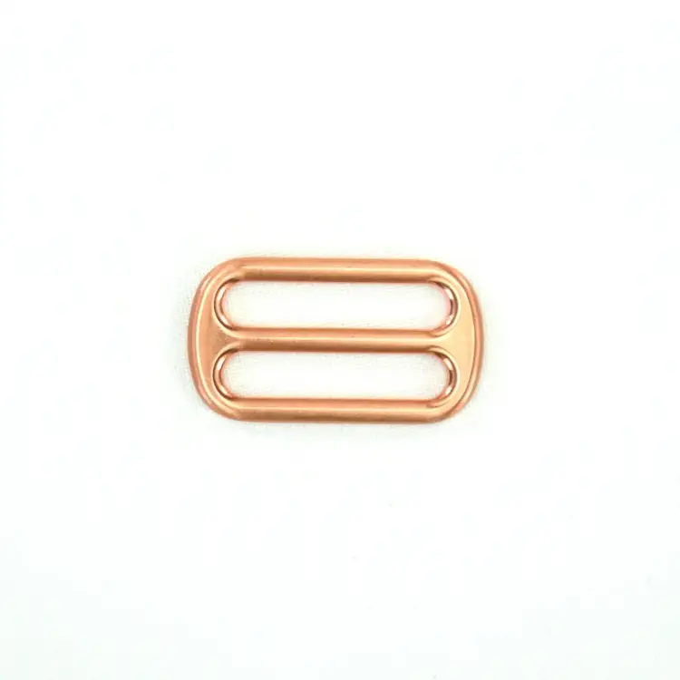 Bestseller Leiterschnalle, Gurtversteller Metall 25 mm, rosegold
