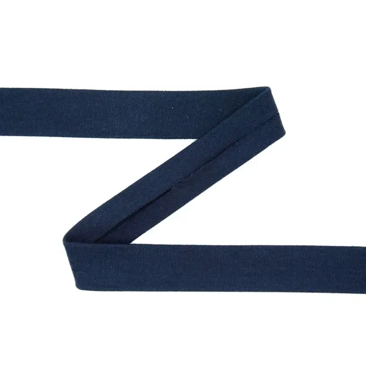 Baumwolljersey - Einfassband quer, dunkelblau Bestseller