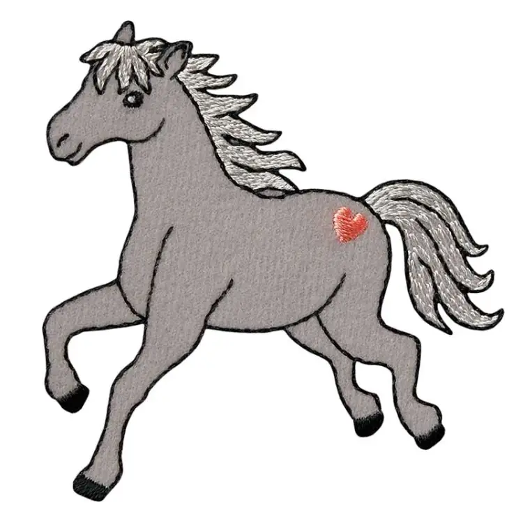 Online Kaufen Applikation Pferd mit Herz