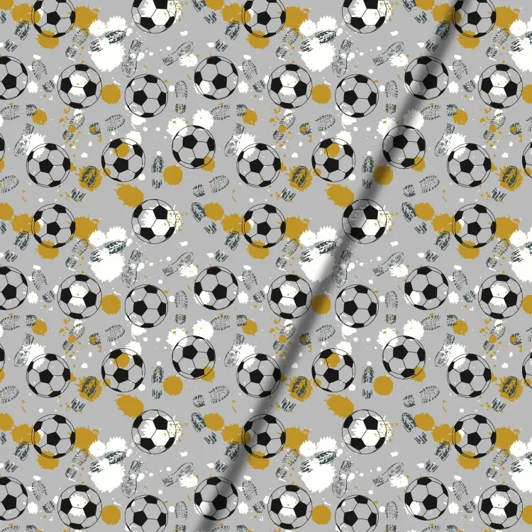 Geprüft Baumwolljersey Malomi Kombipanel Kick it 2 150 x 70 cm