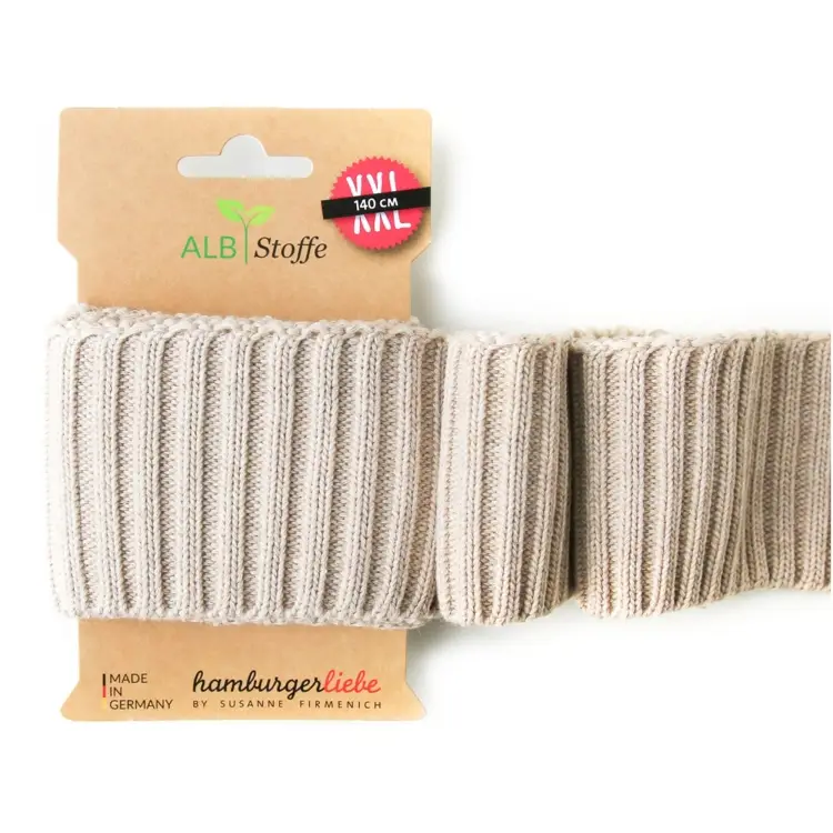 Wochenendangebot Bio Bündchen Albstoffe Hamburger Liebe Cuff me Cozy XXL Bio Bündchen, sand