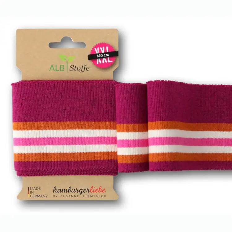 Bio Bündchen Cuff me College Albstoffe Hamburger Liebe Bliss, beere Preiswert