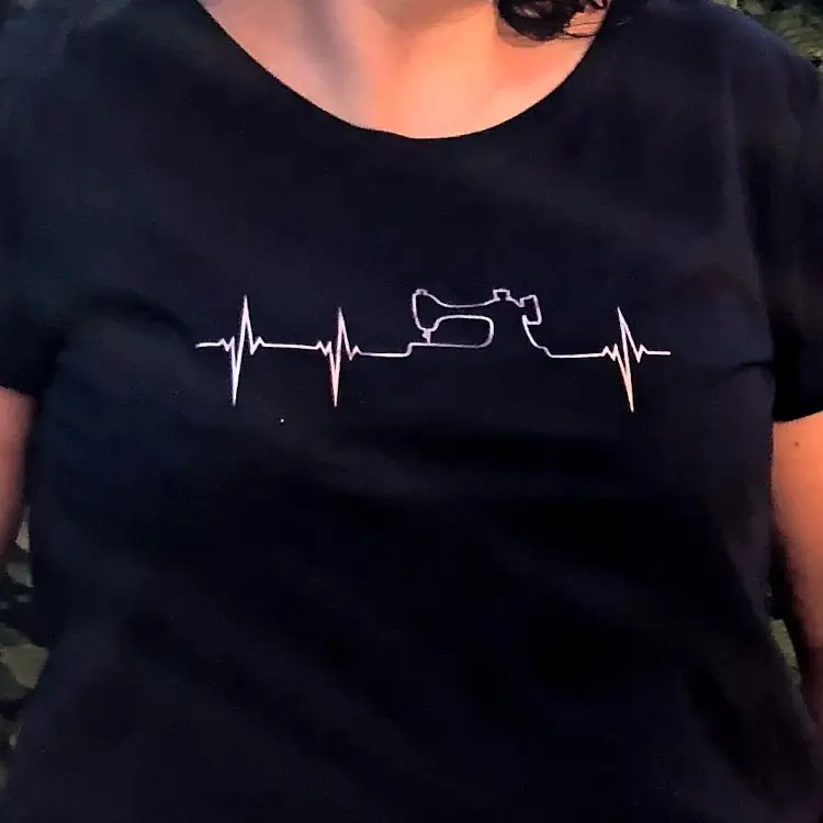 Plotterdatei Selbernähen.net Herzschlag Geprüft