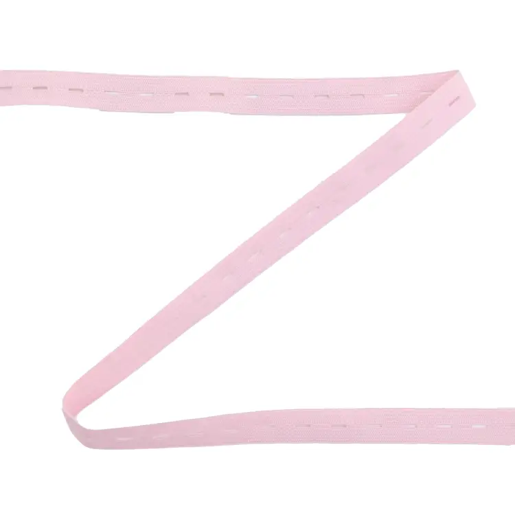 Knopflochgummiband 15 mm, rosa Rabatt