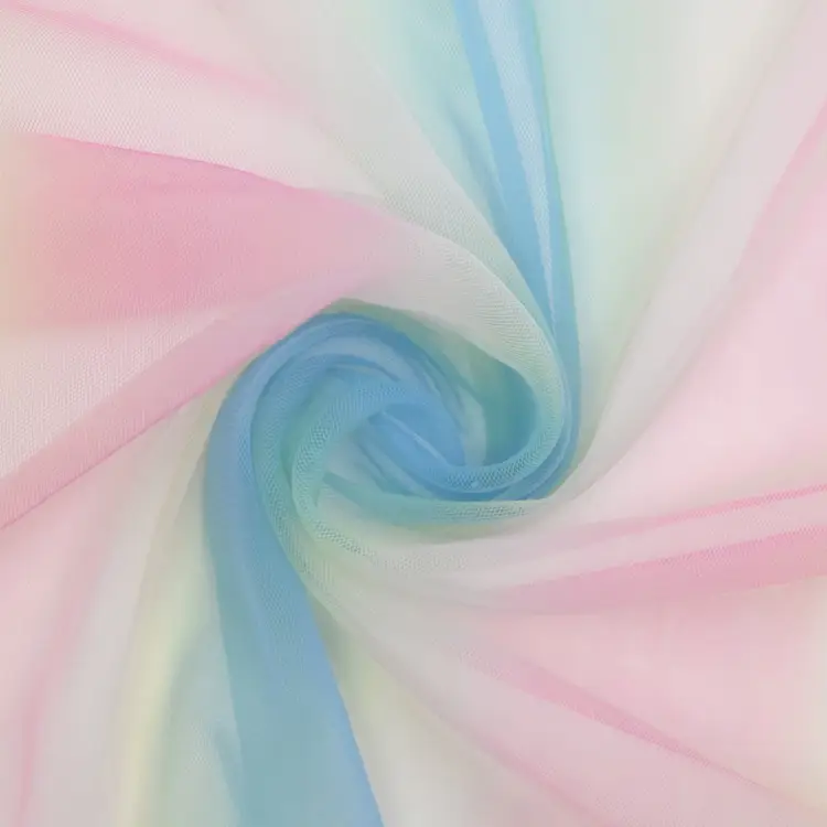 Neue Kollektion Soft Tüll Pastel Rainbow, multicolor