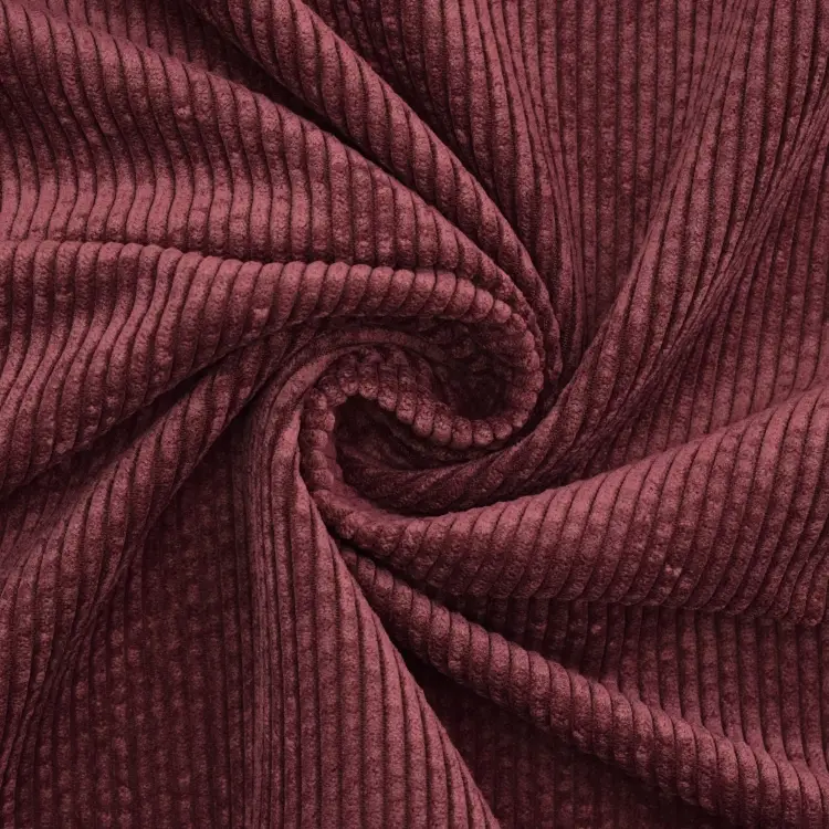 Aktuell Cord Uni, weinrot